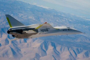 آیفون با اینترنت استارلینک پرواز تاریخی جت «بوم XB-1» را ضبط کرد آیفون با اینترنت استارلینک پرواز تاریخی جت «بوم XB-1» را ضبط کرد