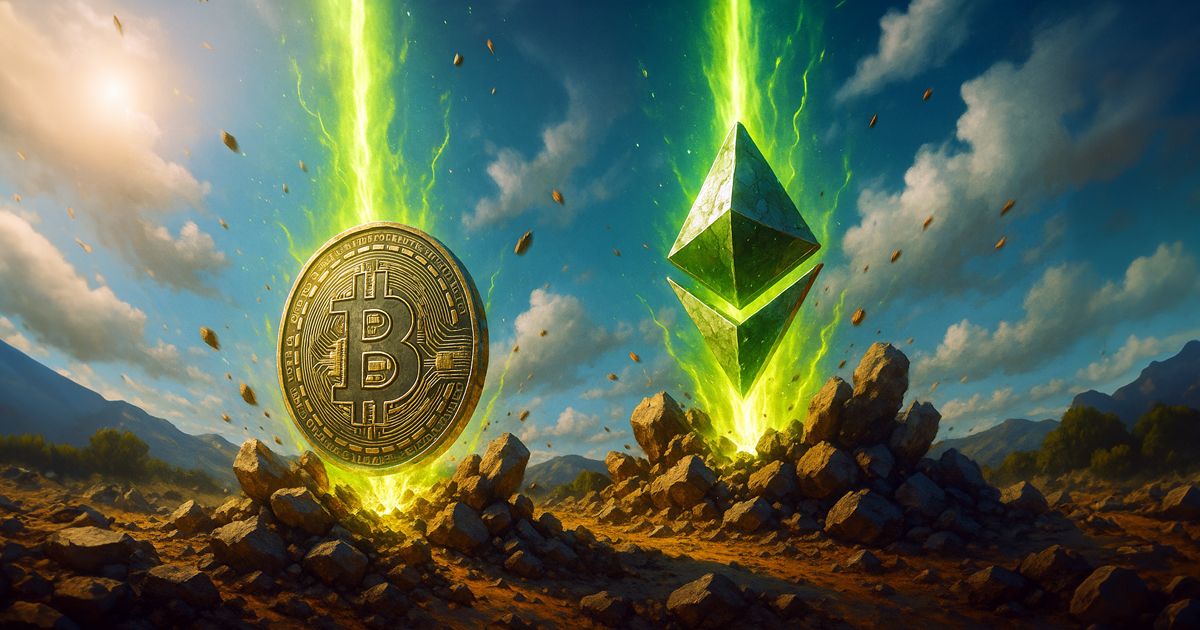 رشد قیمت بیت کوین و اتریوم با تزریق نقدینگی در ایالات متحده