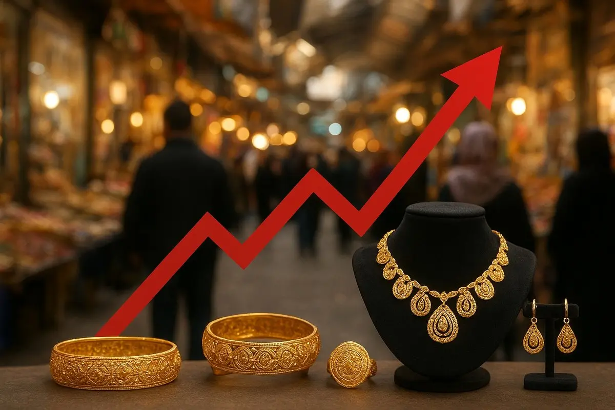 قیمت طلا ۱۸ عیار امروز پرواز کرد + جدول