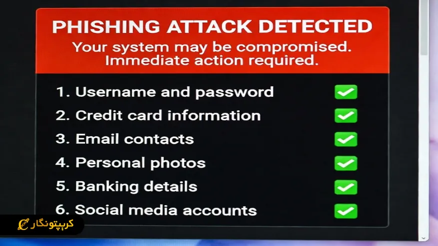 شناسایی اطلاعات به خطر افتاده