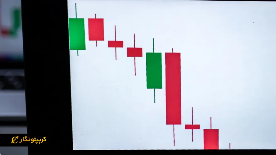 الگوی پوشاننده نزولی (Bearish Engulfing)