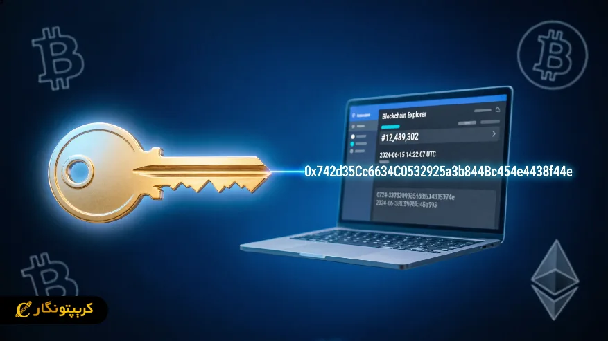 نقش کلید عمومی در ارز دیجیتال