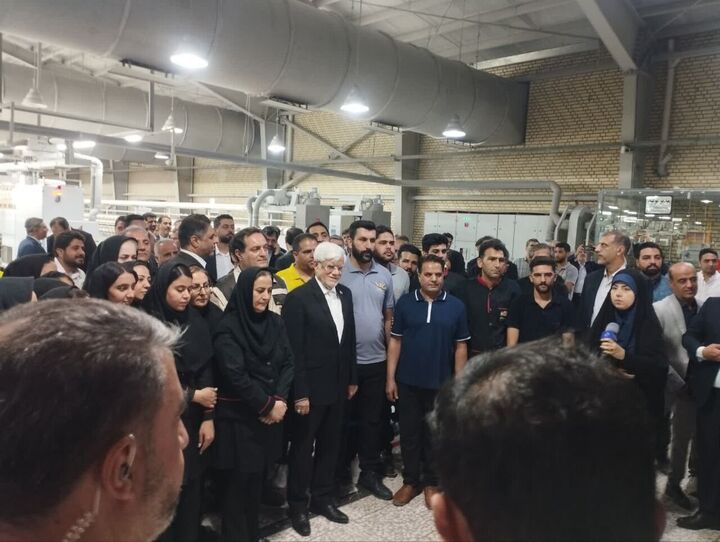 افتتاح واحد تولید نخهای تخصصی با حضور معاون اول رئیس جمهور در قم افتتاح واحد تولید نخهای تخصصی با حضور معاون اول رئیس جمهور در قم